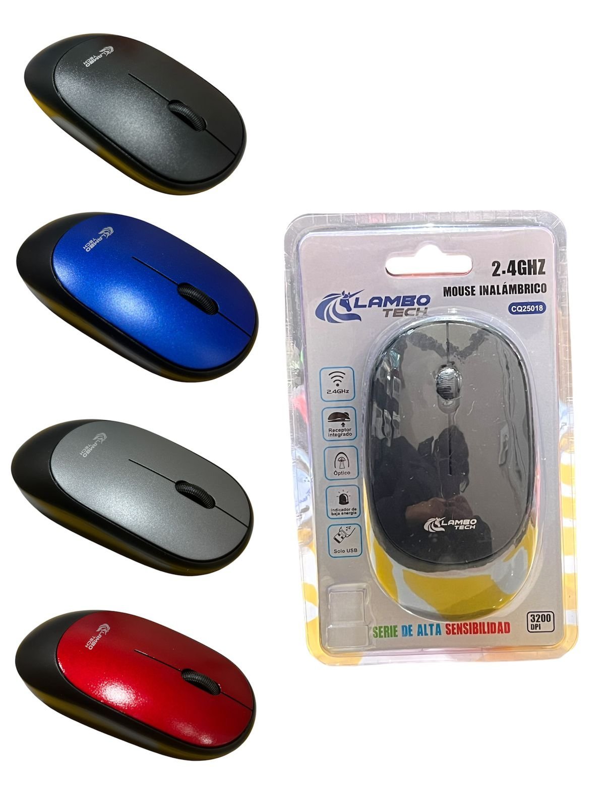 MOUSE INALAMBRICO LAMBO CQ-25018